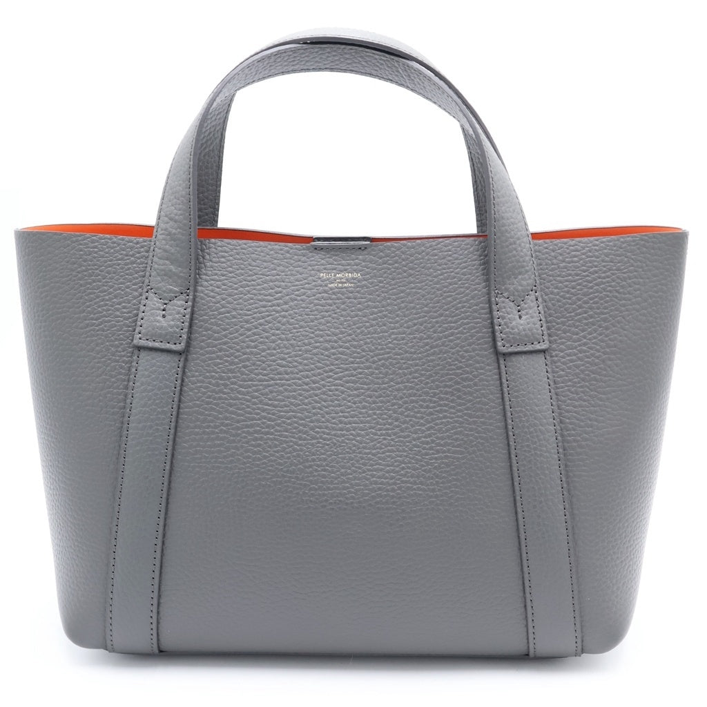 PELLE MORBIDA(ペッレ モルビダ) Tela Marina テーラ マリーナ ミニトートバッグ ハンドバッグ グレー TE007SL- レディース