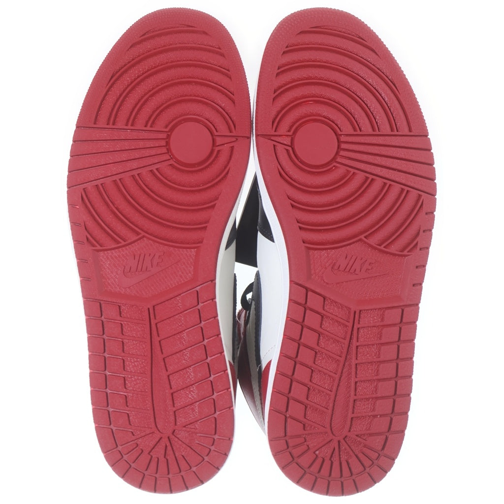 NIKE(ナイキ) AIR JORDAN 1 HIGH OG Bred Toe エアジョーダン1 ハイ ブレッドトゥ ハイカットスニーカーシューズ レッド/ホワイト US11/29cm 555088-610