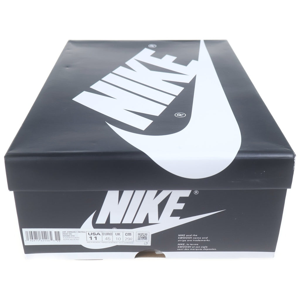 NIKE(ナイキ) AIR JORDAN 1 RETRO HIGH OG エアジョーダン1 レトロ ハイカットスニーカーブラック/ホワイト DZ5485-010 US11/29cm