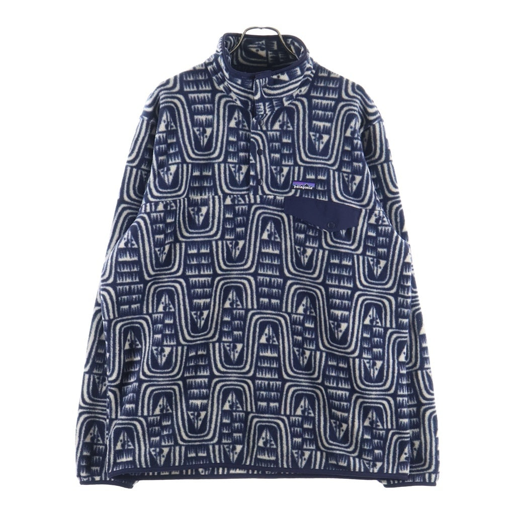 PATAGONIA(パタゴニア) Lightweight Synchilla Snap-T ライトウェイト シンチラスナップT プルオーバー フリース 胸ポケット ブルー STY25551 STY2555