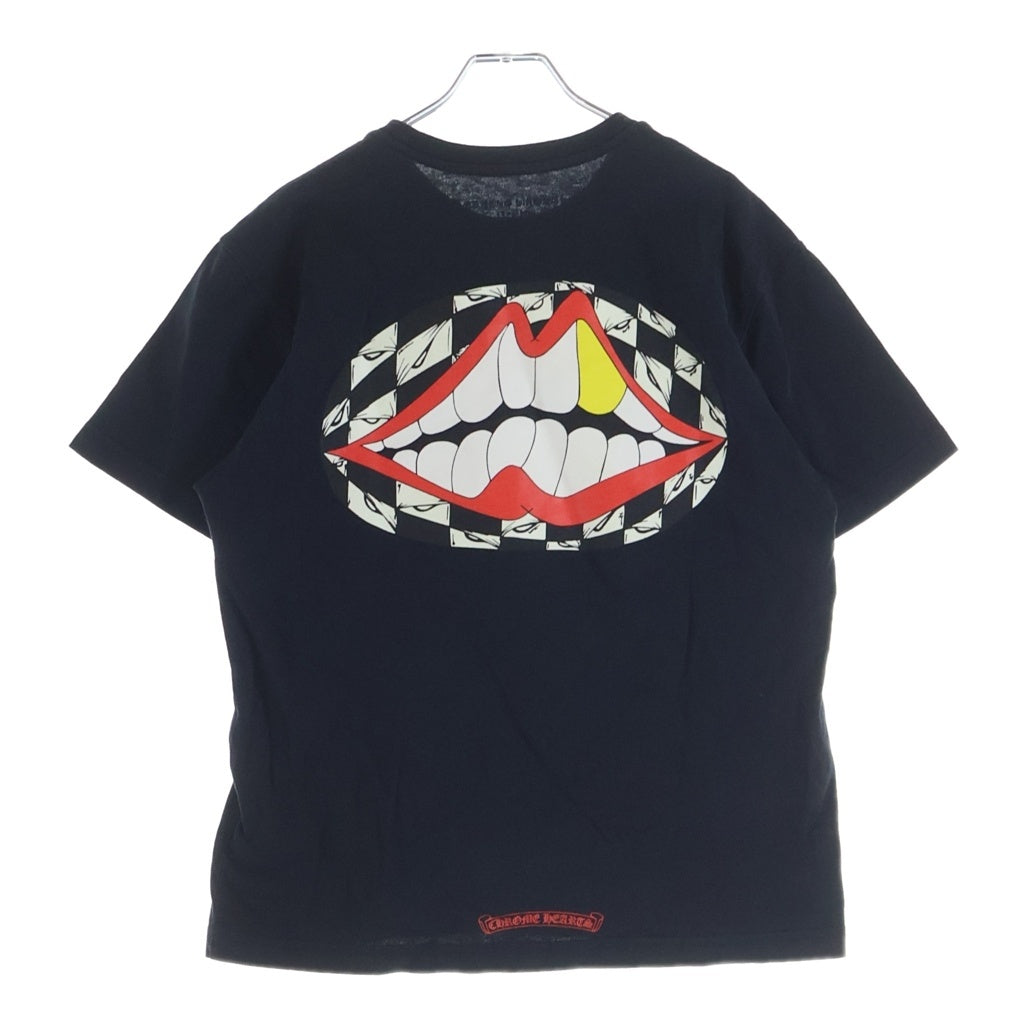 CHROME HEARTS(クロムハーツ) ×MATTY BOY マッティボーイ 両面プリント クルーネック 半袖Tシャツ ブラック
