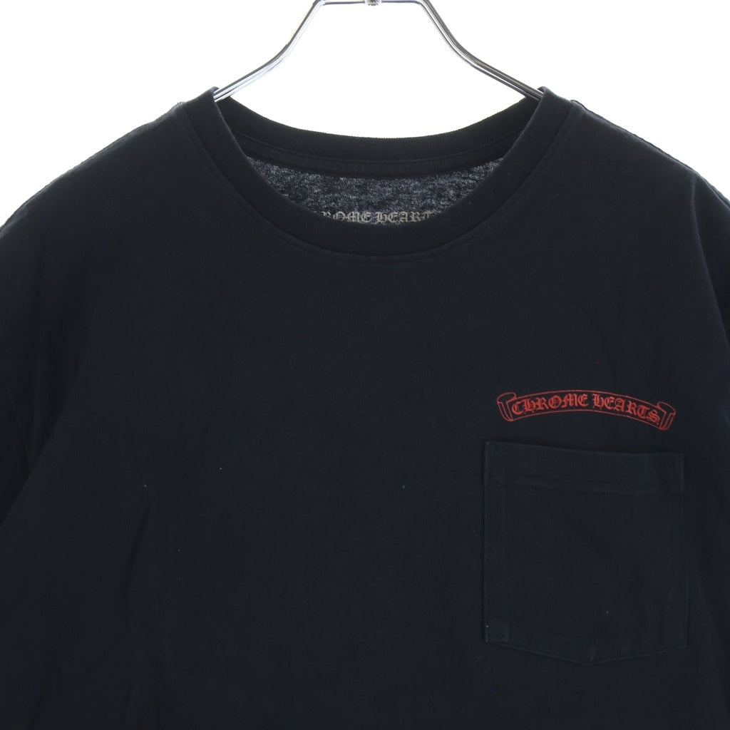 CHROME HEARTS(クロムハーツ) ×MATTY BOY マッティボーイ 両面プリント クルーネック 半袖Tシャツ ブラック