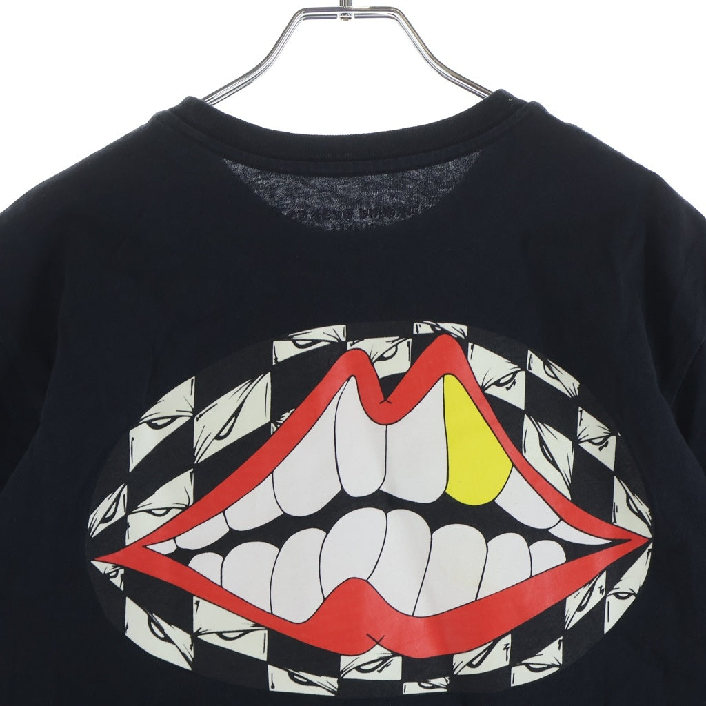 CHROME HEARTS(クロムハーツ) ×MATTY BOY マッティボーイ 両面プリント クルーネック 半袖Tシャツ ブラック