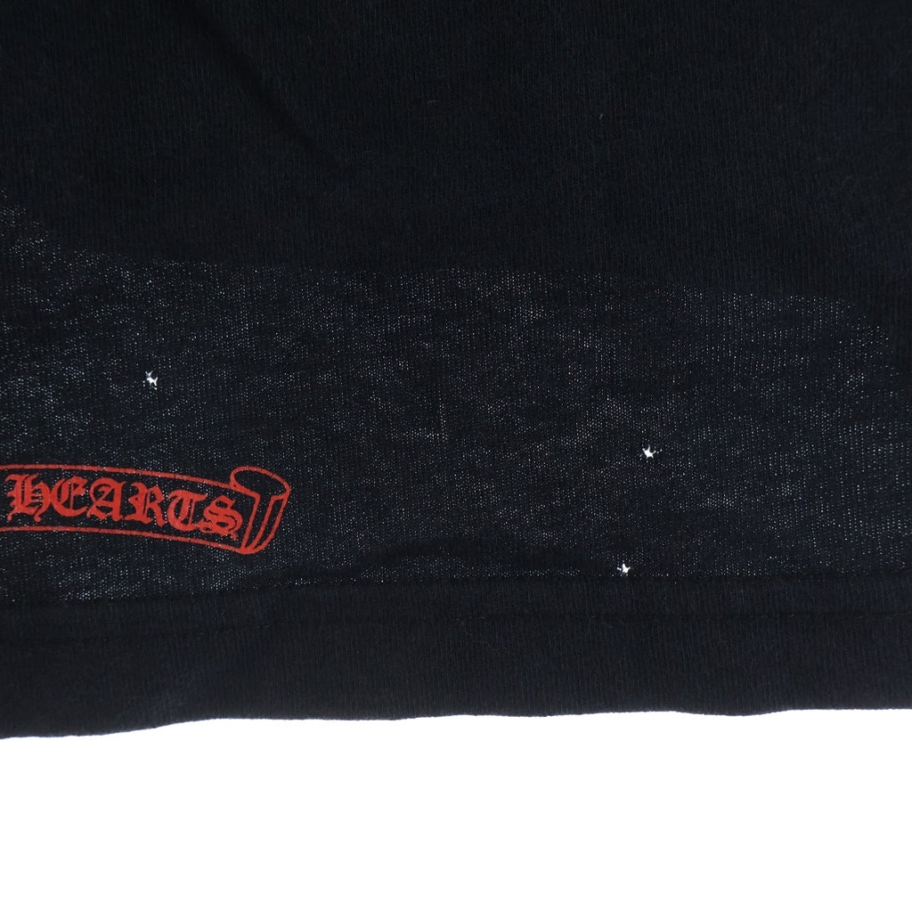 CHROME HEARTS(クロムハーツ) ×MATTY BOY マッティボーイ 両面プリント クルーネック 半袖Tシャツ ブラック