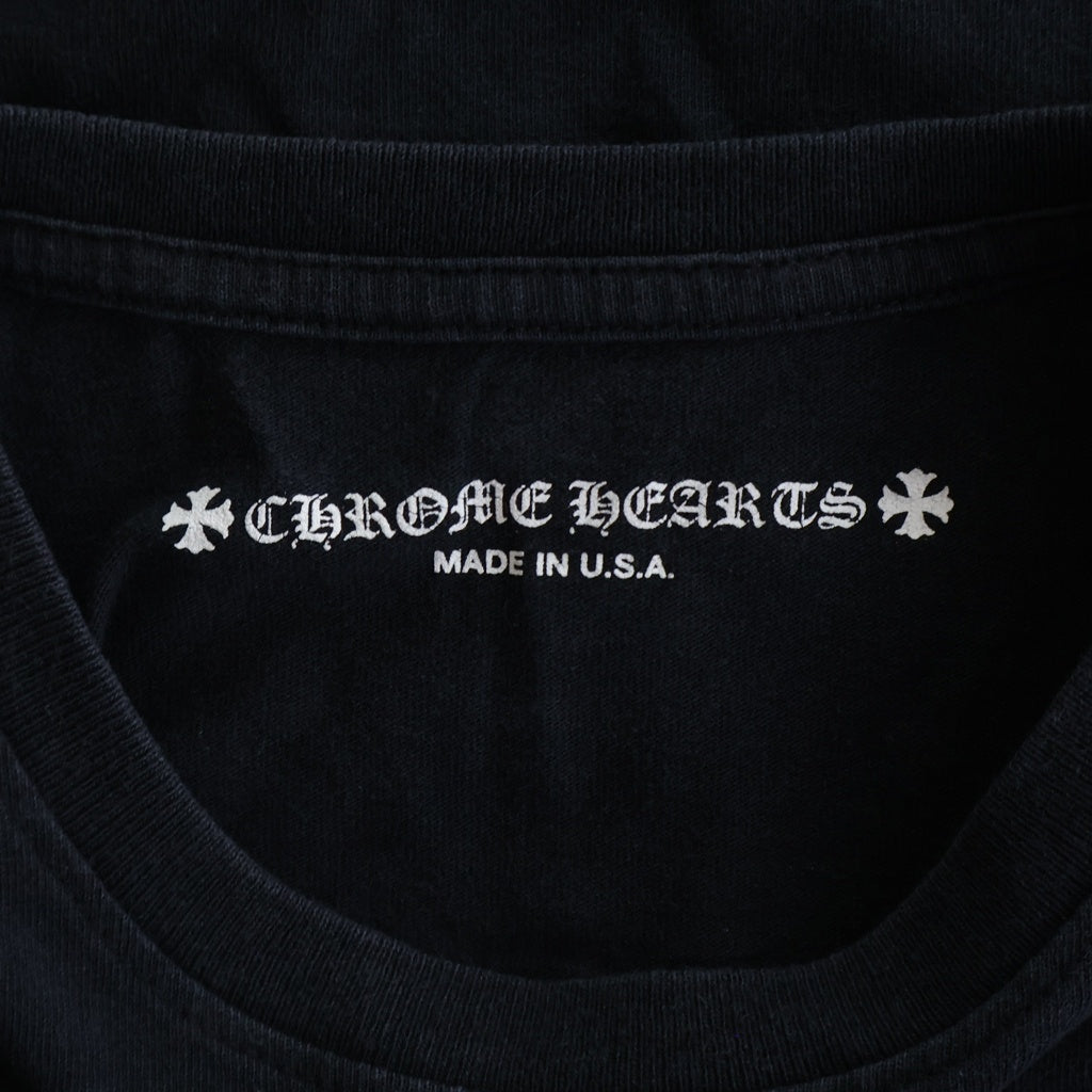 CHROME HEARTS(クロムハーツ) ×MATTY BOY マッティボーイ 両面プリント クルーネック 半袖Tシャツ ブラック