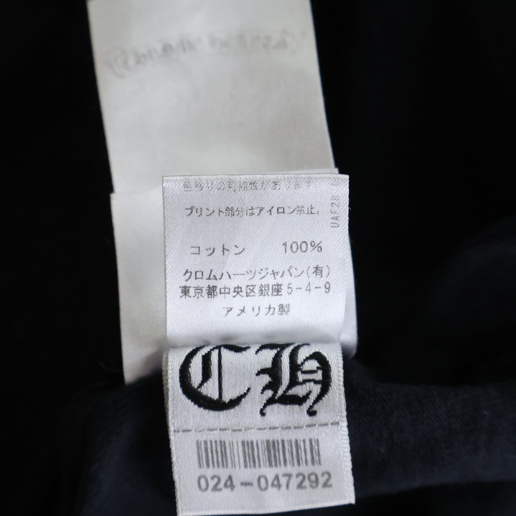 CHROME HEARTS(クロムハーツ) ×MATTY BOY マッティボーイ 両面プリント クルーネック 半袖Tシャツ ブラック