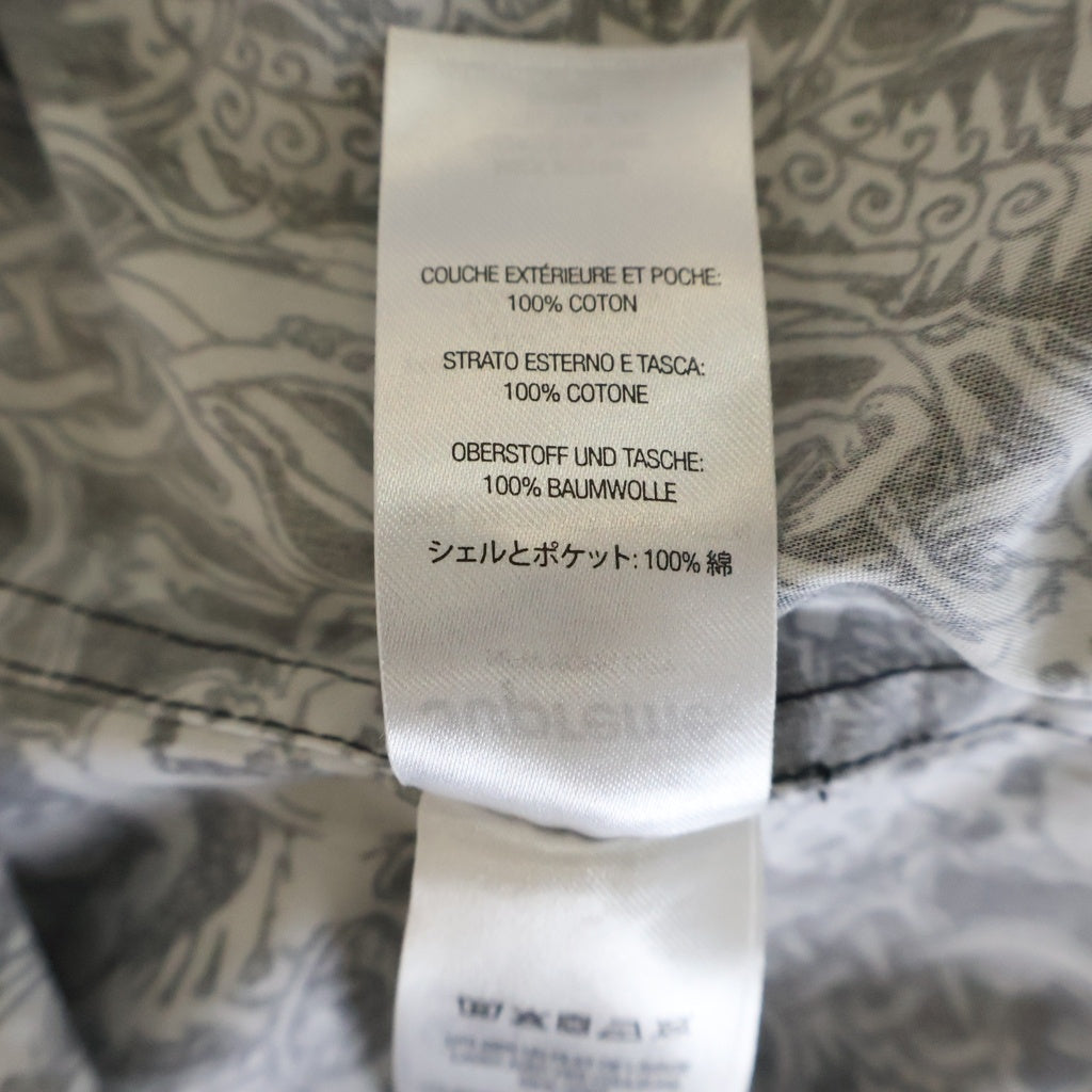 SUPREME(シュプリーム) 26SS Wombat S/S Shirt 総柄 半袖シャツ ホワイト/ブラック