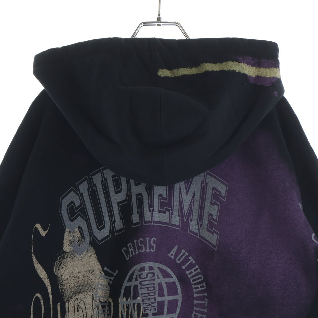 SUPREME(シュプリーム) 26SS Overprint Hooded Sweatshirt オーバープリント プルオーバーパーカー フーディー マルチカラー ‐