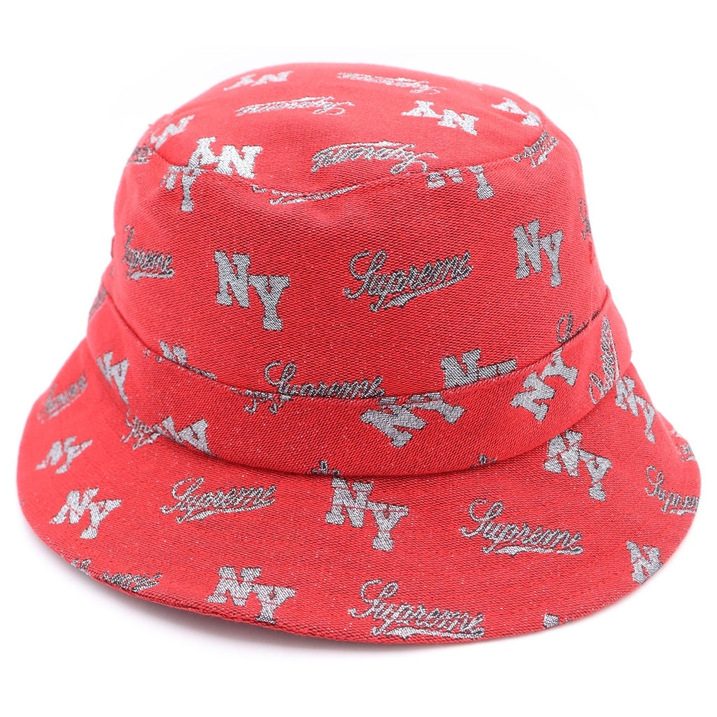 SUPREME(シュプリーム) 26SS モノグラム クラッシャー バケットハット レッド