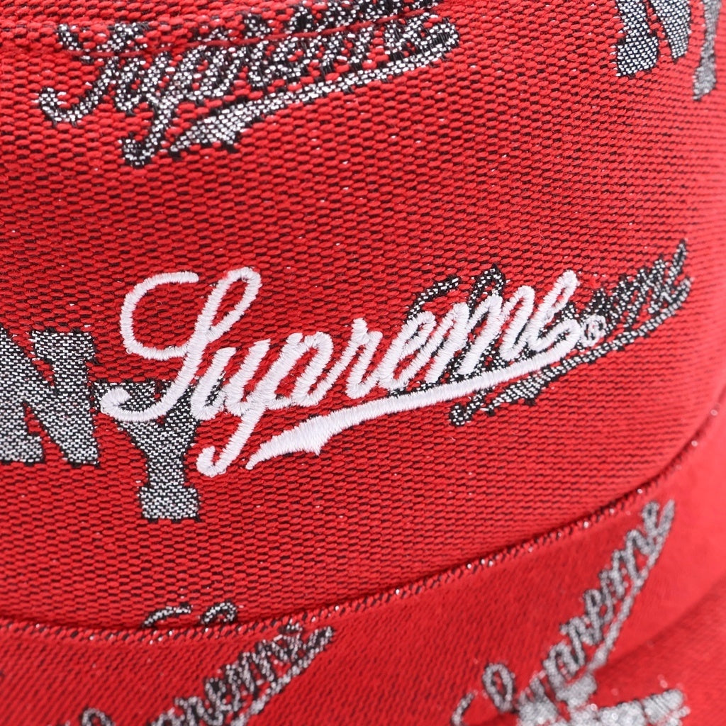 SUPREME(シュプリーム) 26SS モノグラム クラッシャー バケットハット レッド