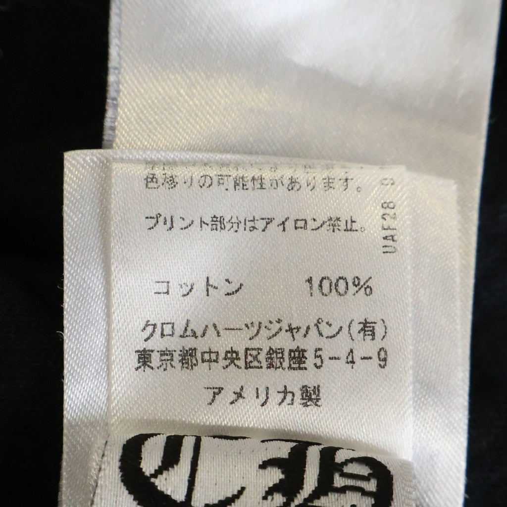 CHROME HEARTS(クロムハーツ) MLTCOL CEM CRS LS マルチカラーセメタリークロスプリント長袖カットソー ブラック ‐