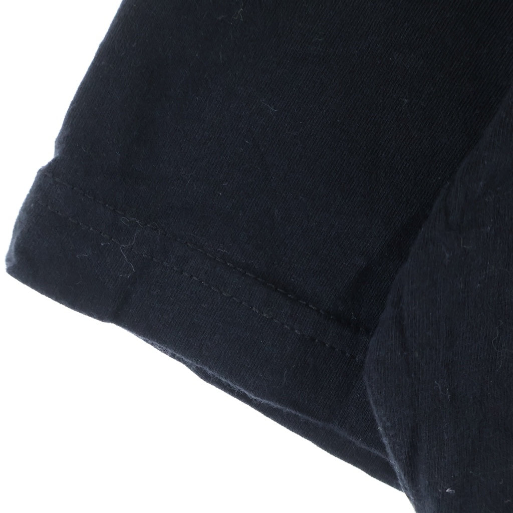 CHROME HEARTS(クロムハーツ) OLD SCROLL LABEL CH PLUS オールド スクロールラベル バックCHクロスプリント クルーネック半袖Tシャツ ショートスリーブカットソー ブラック