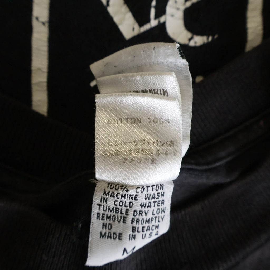CHROME HEARTS(クロムハーツ) OLD Star Vertical Logo オールド スターライン ヴァーティカルロゴ クルーネック半袖Tシャツ ショートスリーブカットソー ブラック