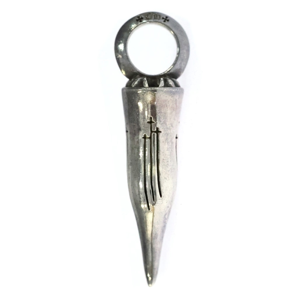 CHROME HEARTS(クロムハーツ) CORNICHELLO LRG CHARM コーニチェロ シルバーネックレストップ