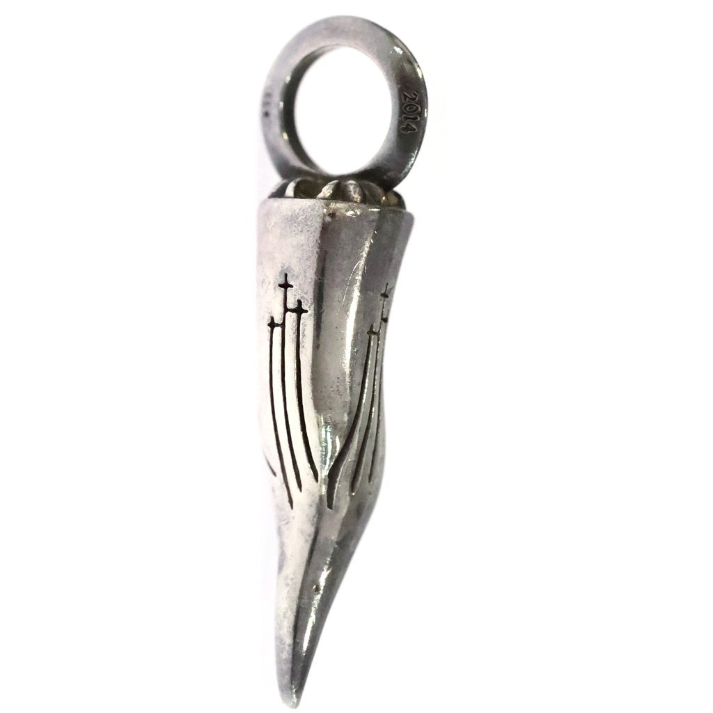 CHROME HEARTS(クロムハーツ) CORNICHELLO LRG CHARM コーニチェロ シルバーネックレストップ
