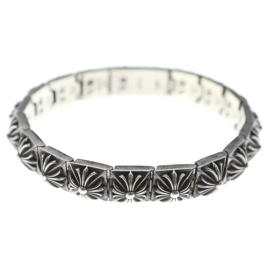 CHROME HEARTS(クロムハーツ) PYRAMID PLS LNK 3/8 ピラミッドプラス ブレスレット シルバー