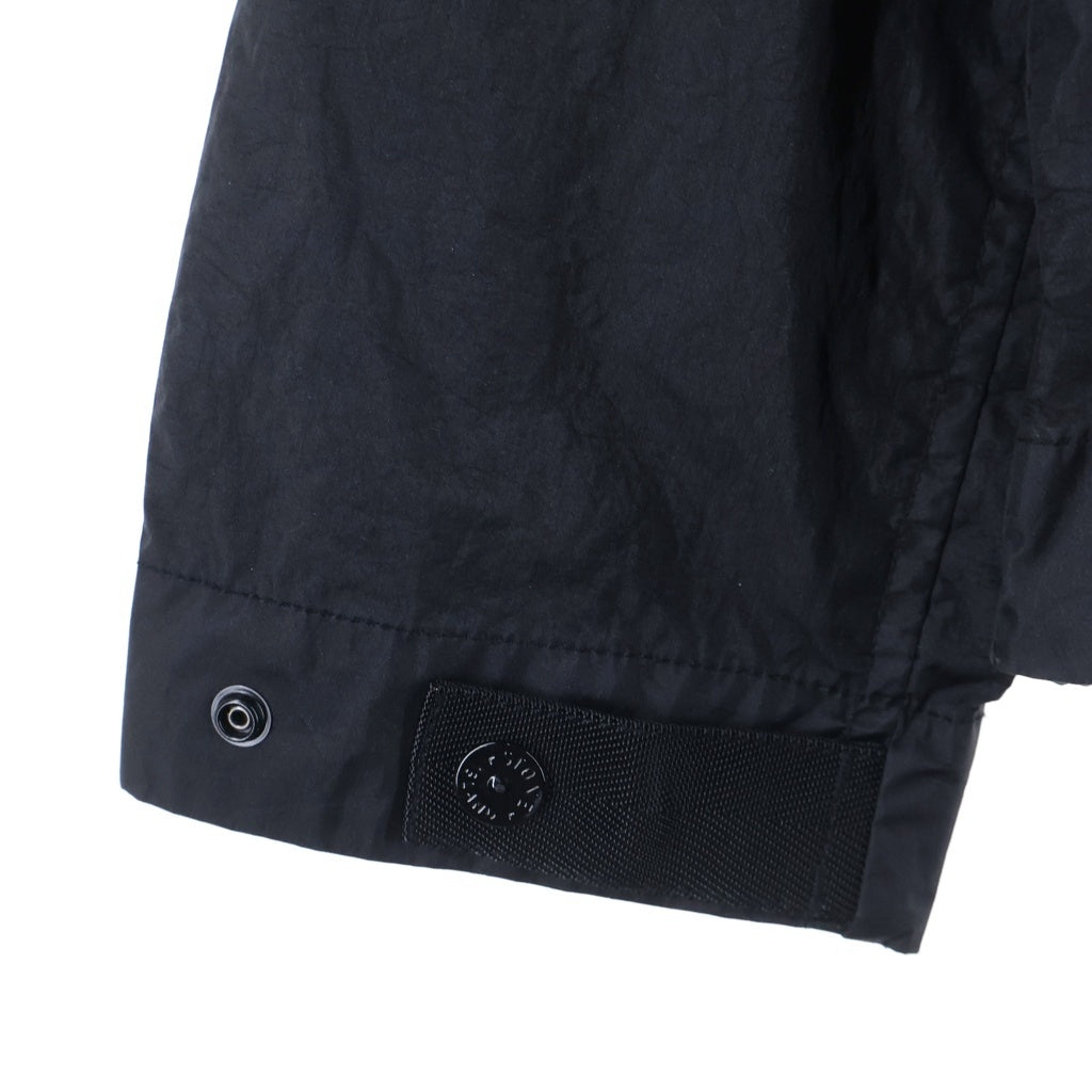 STONE ISLAND(ストーンアイランド) 26SS ワッペンロゴ フーデッドジャケット ナイロンジャケット ブラック L1S154100004S0A2