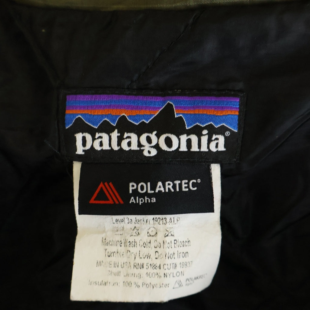 PATAGONIA(パタゴニア) M.A.R.S LEVEL 3A JACKET マーズ ポーラーテック ナイロンジャケット カーキ 19213