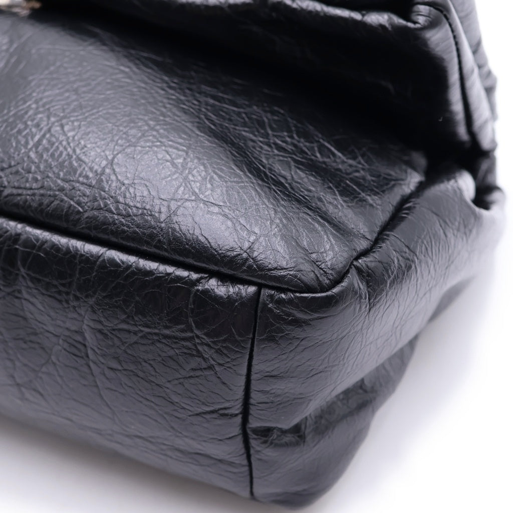 BALENCIAGA(バレンシアガ) BBロゴ モナコ チェーンショルダー バッグ ブラック 765966 528147 レディース