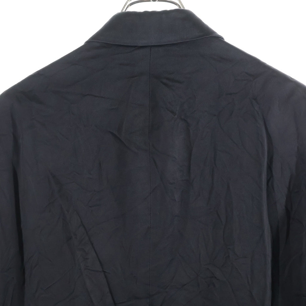 BALENCIAGA(バレンシアガ) シワ加工 アームラバーロゴ テーラードジャケット ブラック 674431 TL028