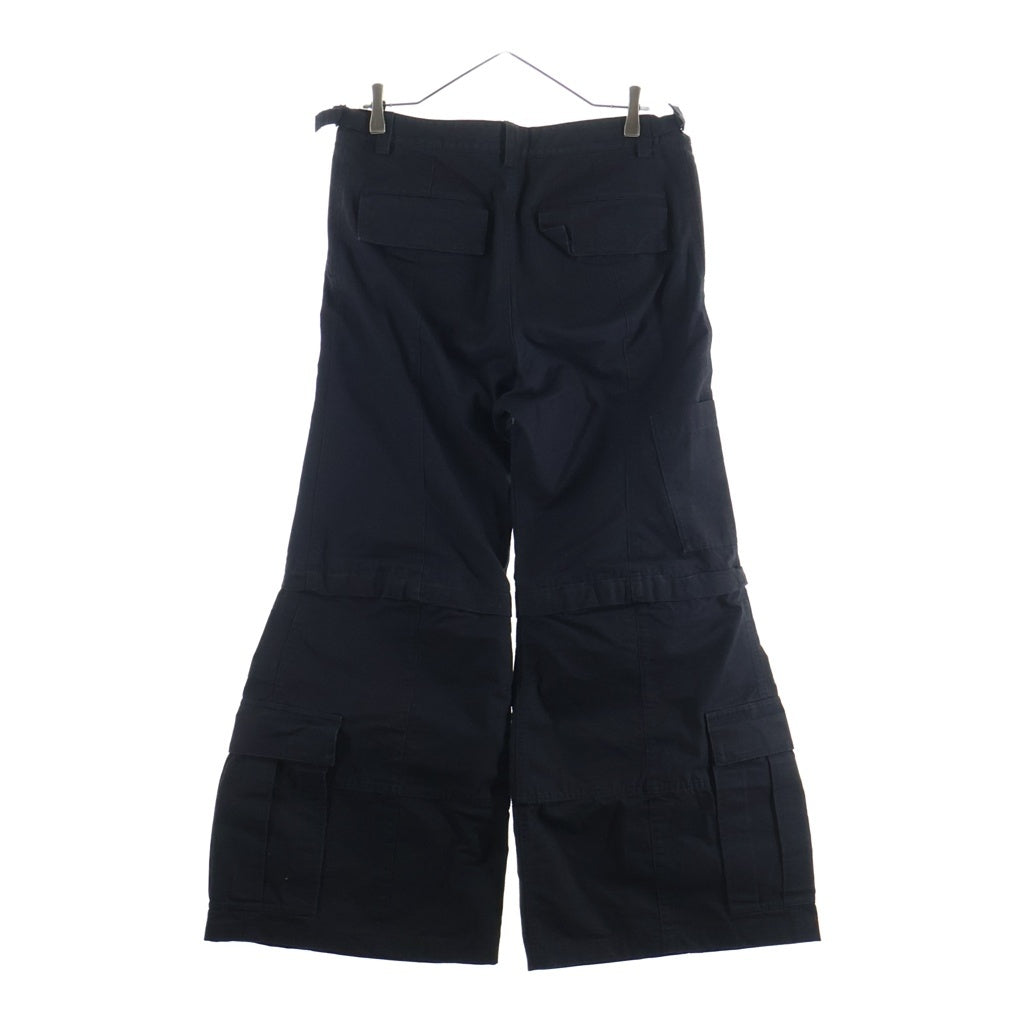 BALENCIAGA(バレンシアガ) 23AW 768810 TKP27 カーゴフレアロングパンツ ブラック