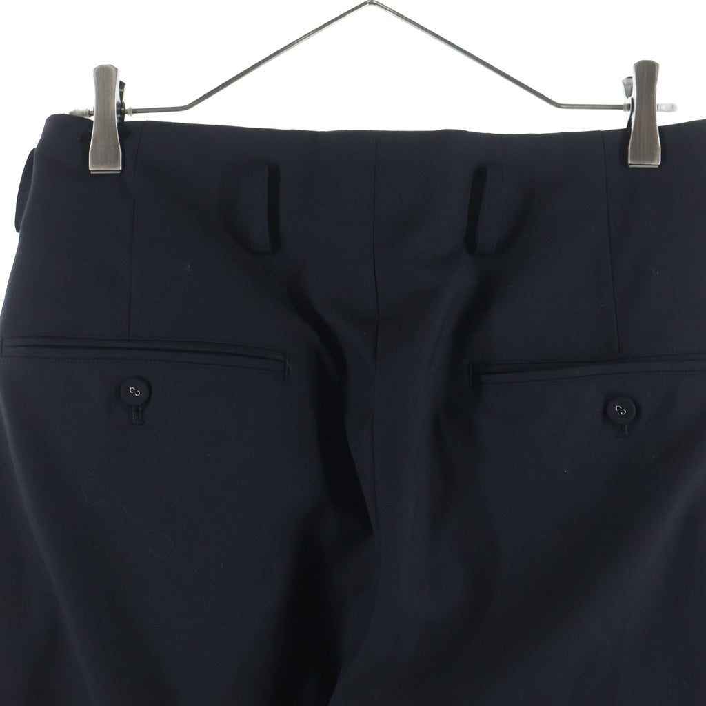 KAIKO(カイコー) Wool wide slacks ウール ワイドスラックス ブラック KAIKO-PT-027-2