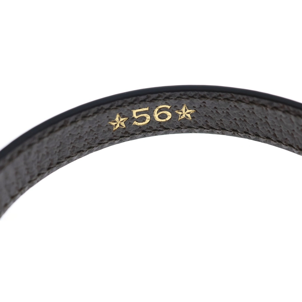 GUCCI(グッチ) ダイアナ用 ロゴ入り レザーベルト ブラウン 2つセット 655661