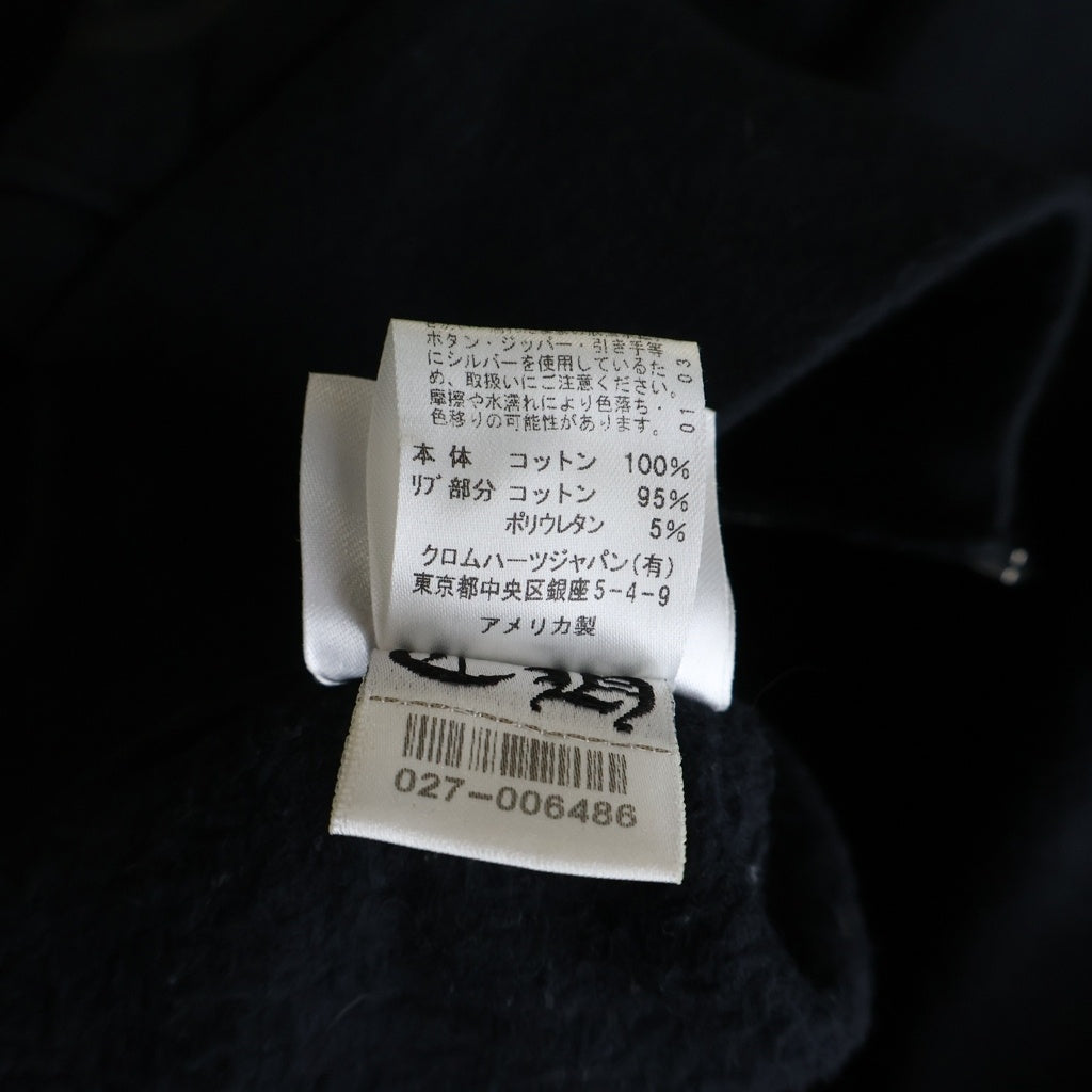CHROME HEARTS(クロムハーツ) SWTSHRT HD ZIP LTD 東京限定バックホースシュープリントジップアップパーカー ブラック