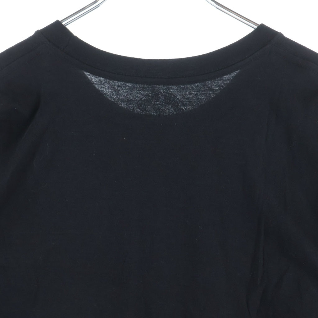 CHROME HEARTS(クロムハーツ) Neck Logo ネックロゴ クルーネック半袖Tシャツカットソー ブラック ‐