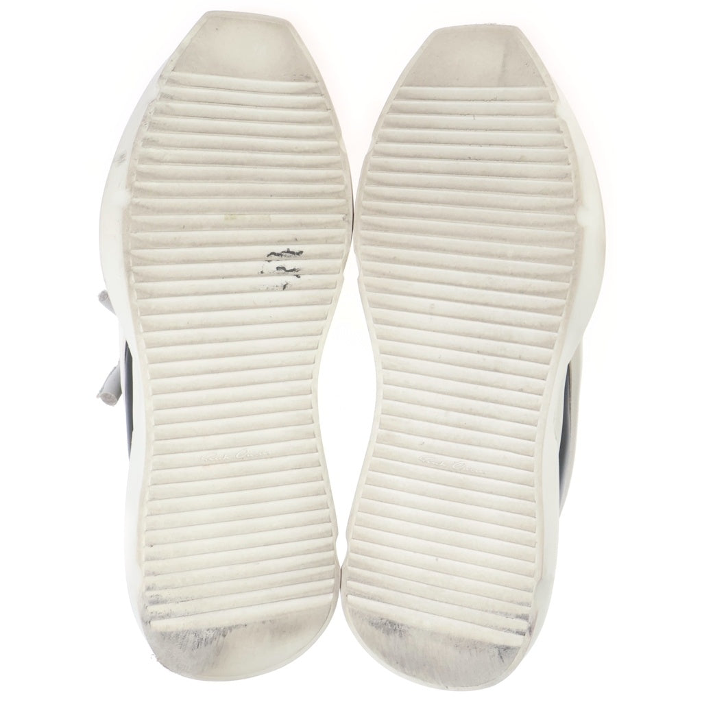 Rick Owens(リックオウエンス) Geth Runner Jumbo Lace ゲスランナー ジャンボレース ローカット スニーカー ブラック RR01C4817LPOW2