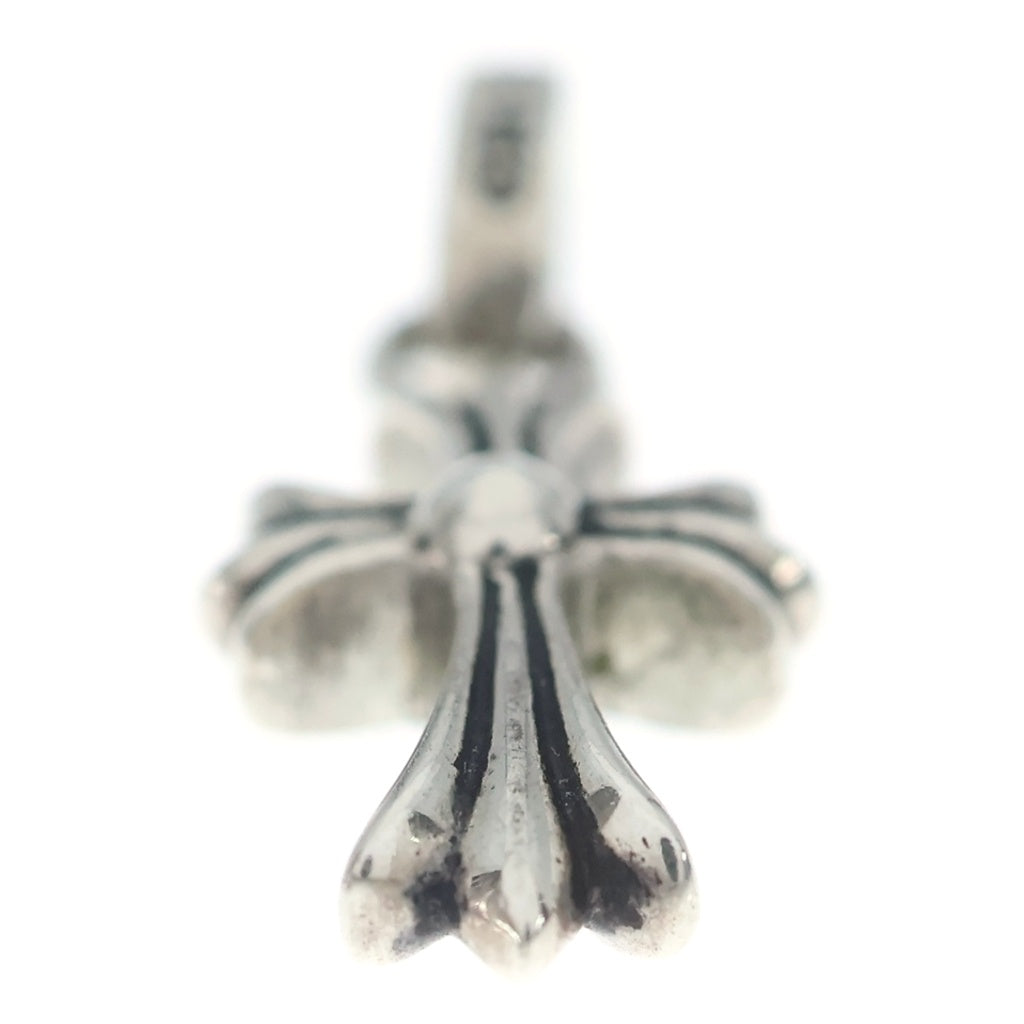 CHROME HEARTS(クロムハーツ) CRS BBYFAT P SAP ベイビーファットクロス PAVE ピンクサファイア ペンダントトップ シルバー BCA236
