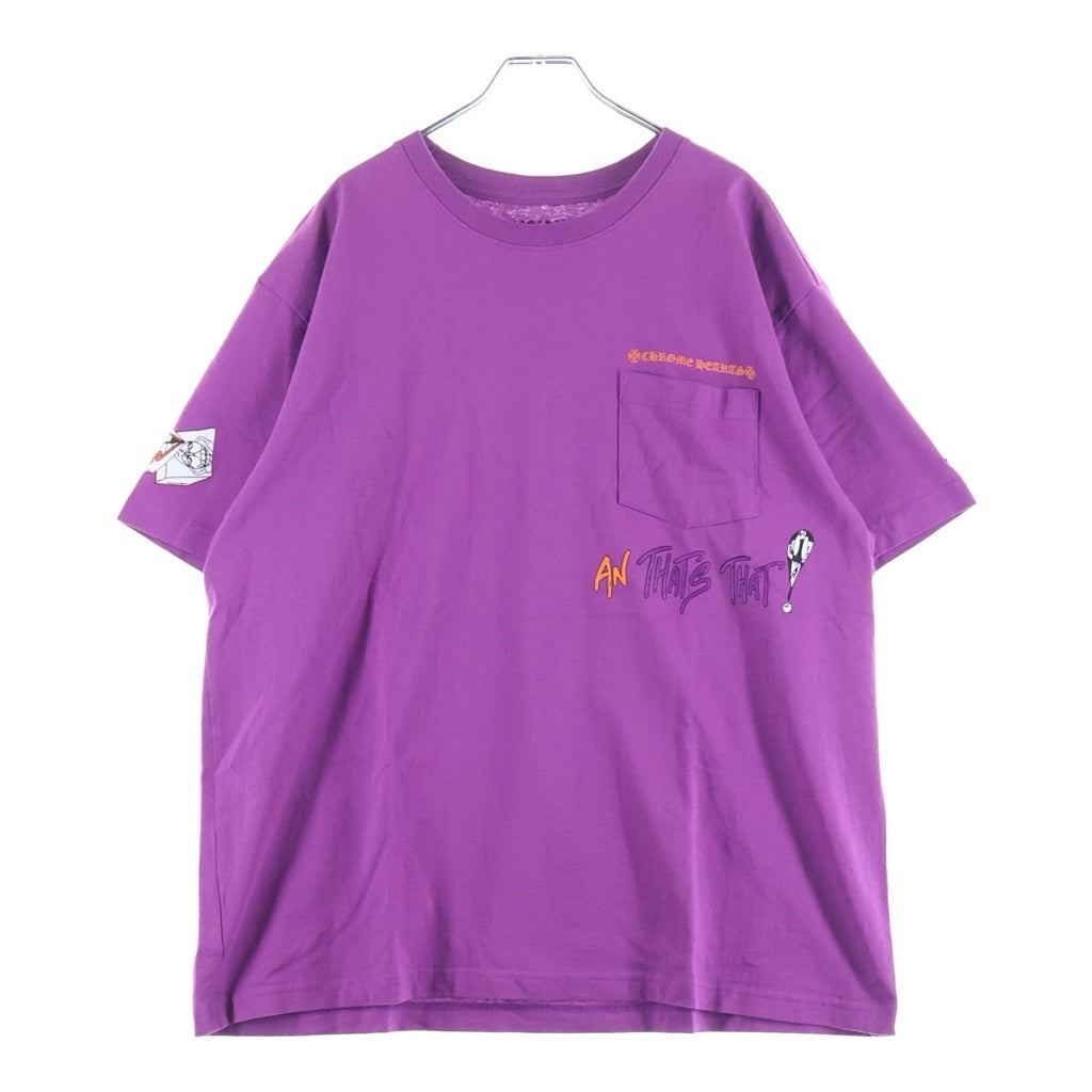 CHROME HEARTS(クロムハーツ) ×MATTY BOY I WANT MORE NOT LESS TEE アイ ウォント モアレス Tシャツ パープル