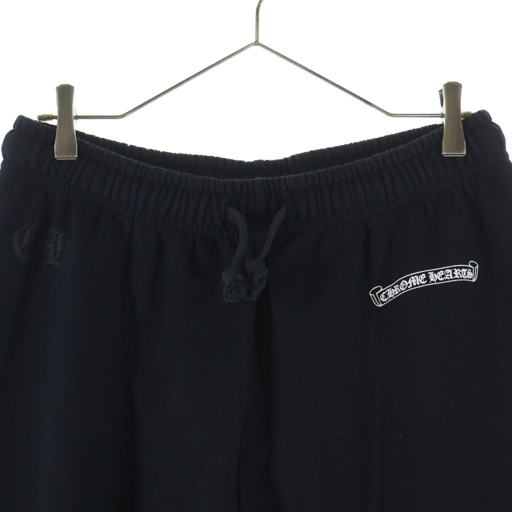 CHROME HEARTS(クロムハーツ) Scroll Label Fuck You Side Logo Sweat Long Pants スクロールラベル ファックユー サイドロゴ スウェットパンツ ブラック
