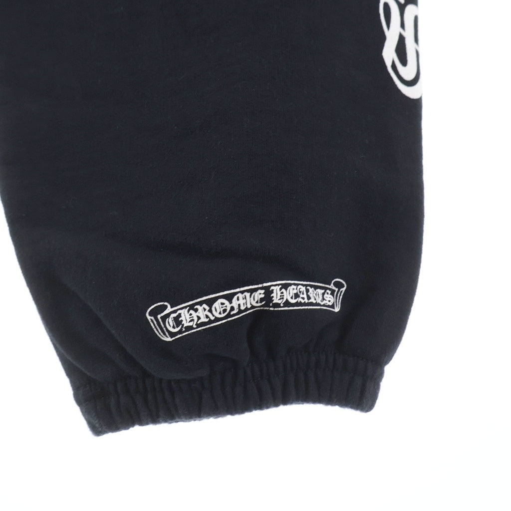 CHROME HEARTS(クロムハーツ) Scroll Label Fuck You Side Logo Sweat Long Pants スクロールラベル ファックユー サイドロゴ スウェットパンツ ブラック