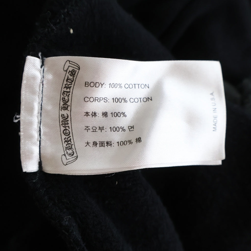 CHROME HEARTS(クロムハーツ) Scroll Label Fuck You Side Logo Sweat Long Pants スクロールラベル ファックユー サイドロゴ スウェットパンツ ブラック