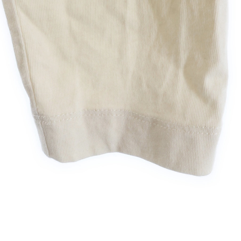 DRIES VAN NOTEN(ドリスヴァンノッテン) Pointelle Jacquard Tank T-Shirt ポインテール ジャカード ロングスリーブカットソー 長袖Tシャツ ホワイト 261-021121-3136-008