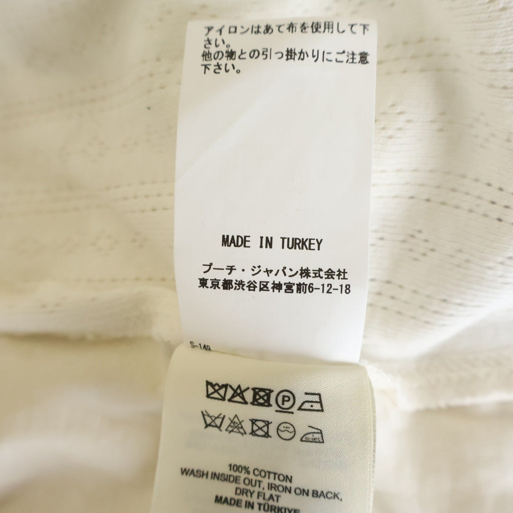 DRIES VAN NOTEN(ドリスヴァンノッテン) Pointelle Jacquard Tank T-Shirt ポインテール ジャカード ロングスリーブカットソー 長袖Tシャツ ホワイト 261-021121-3136-008