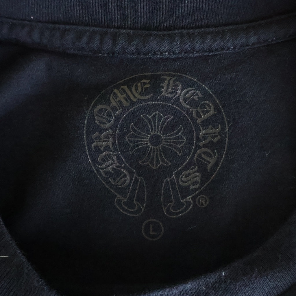 CHROME HEARTS(クロムハーツ) FOTI フォティ グラフィックプリント 半袖Tシャツ クルーネックカットソー ブラック