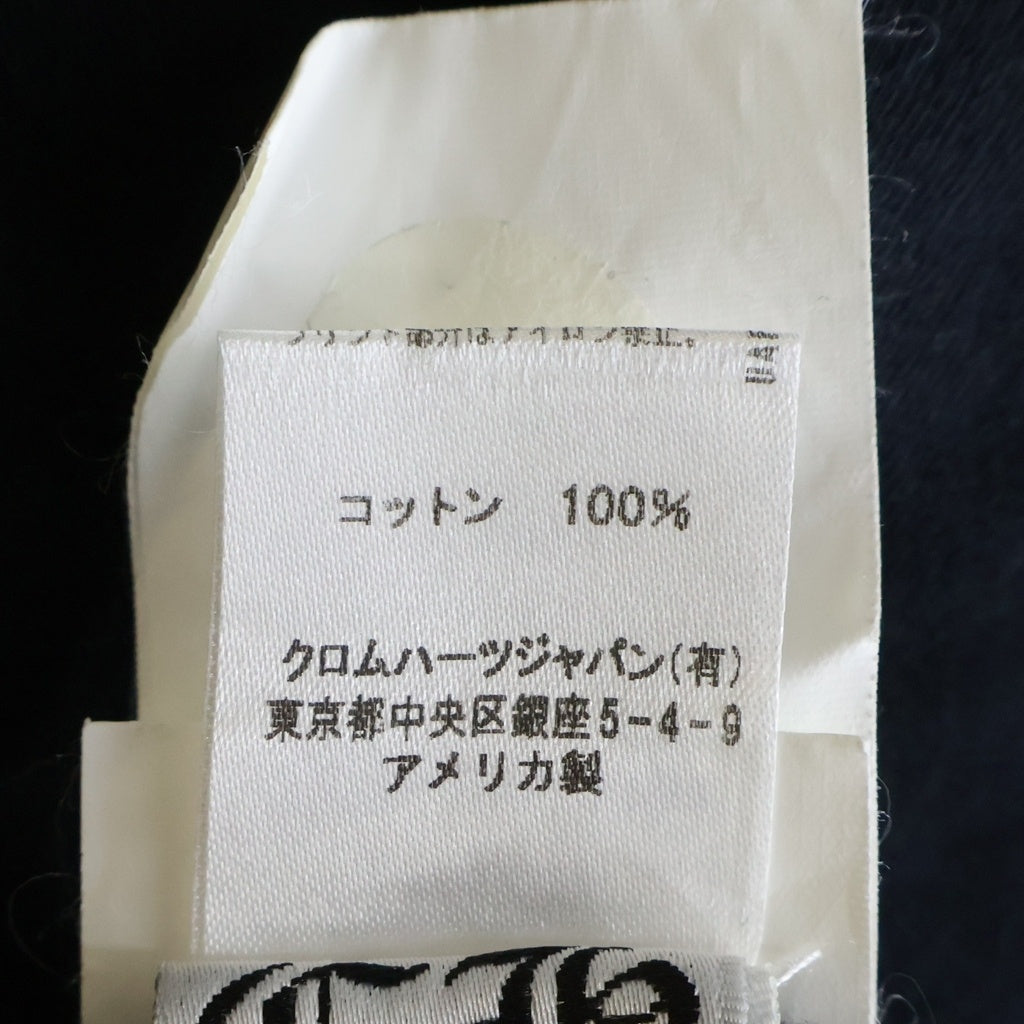 CHROME HEARTS(クロムハーツ) FOTI フォティ グラフィックプリント 半袖Tシャツ クルーネックカットソー ブラック