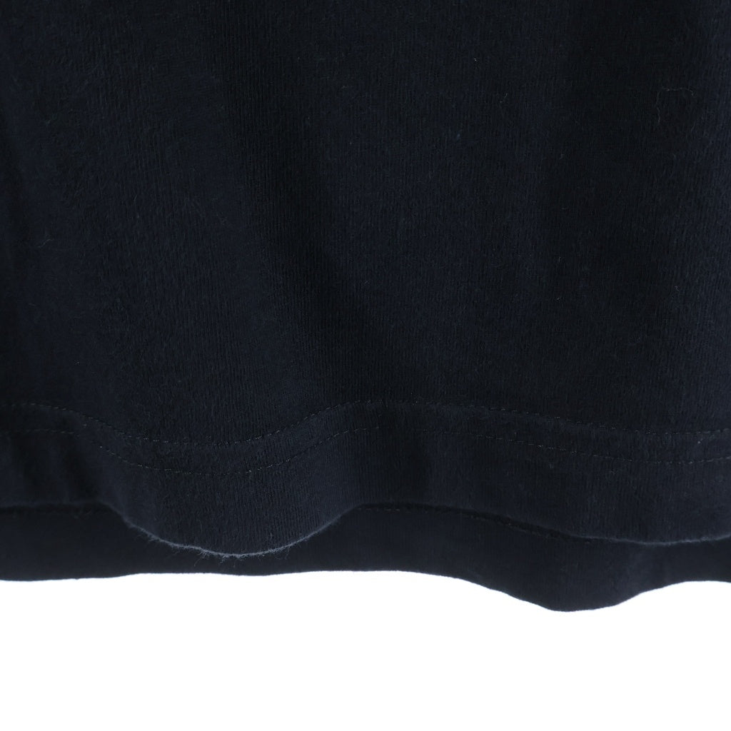 CHROME HEARTS(クロムハーツ) HORSESHOE S/S TEE バックホースシュープリント ポケット付き半袖Tシャツ クルーネックカットソー ブラック
