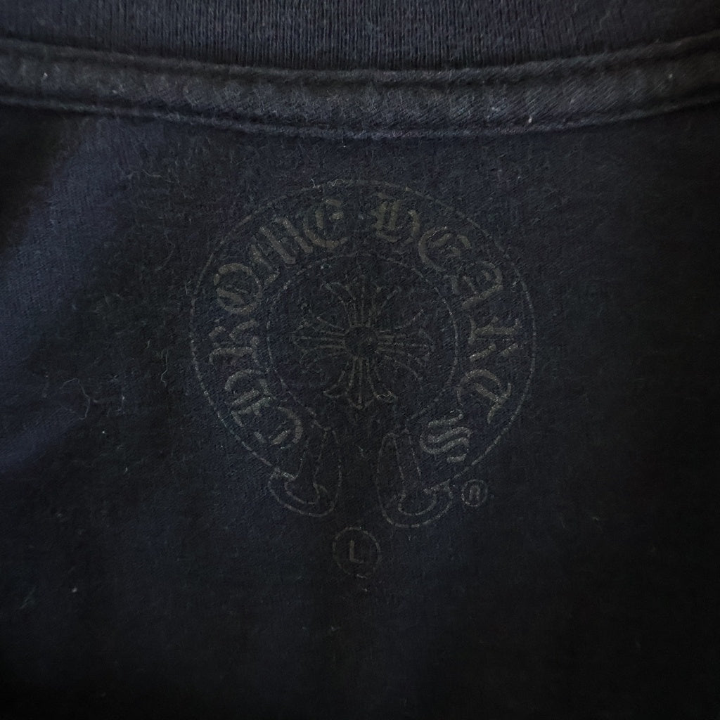 CHROME HEARTS(クロムハーツ) FOTI フォティ グラフィックプリント 半袖Tシャツ クルーネックカットソー ブラック