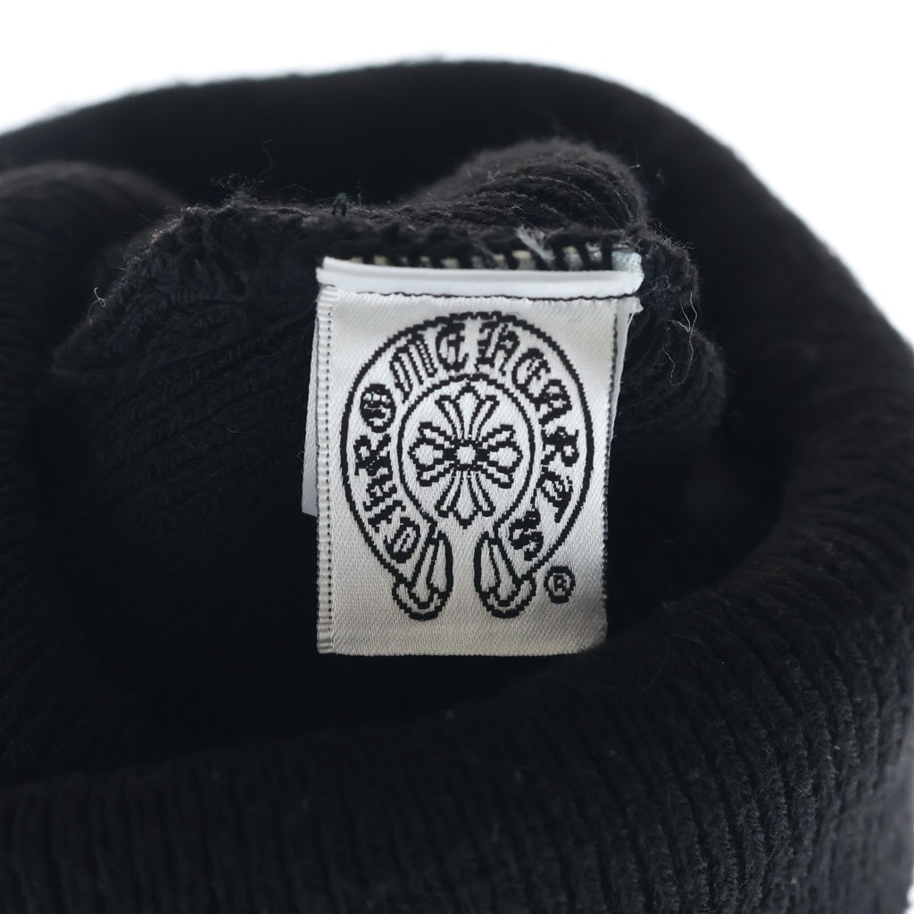 CHROME HEARTS(クロムハーツ) OLD WATCH CAP CHロゴ刺繍 ビーニー ニット帽 帽子 ブラック