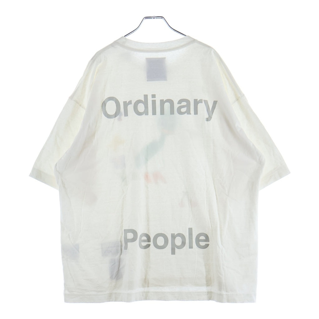 MAISON MIHARAYASUHIRO(メゾンミハラヤスヒロ) Leon Doodle Printed T-shirt レオン キッズ ドゥードゥル 半袖Tシャツ クルーネックカットソー ホワイト J16TS862