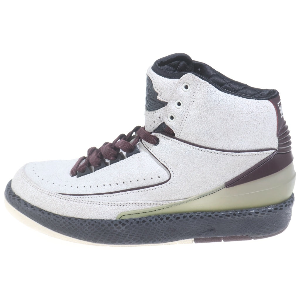 NIKE(ナイキ) ×A MA MANIERE AIR JORDAN 2 RETRO SP ア マ マニエール エアジョーダン ハイカットスニーカー バーガンディ DO7216-100 US9/27cm