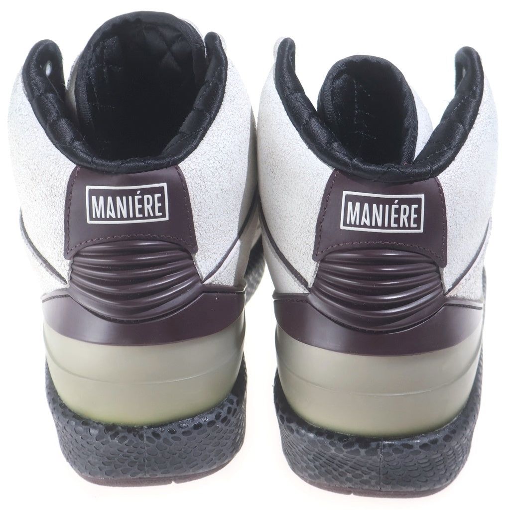 NIKE(ナイキ) ×A MA MANIERE AIR JORDAN 2 RETRO SP ア マ マニエール エアジョーダン ハイカットスニーカー バーガンディ DO7216-100 US9/27cm