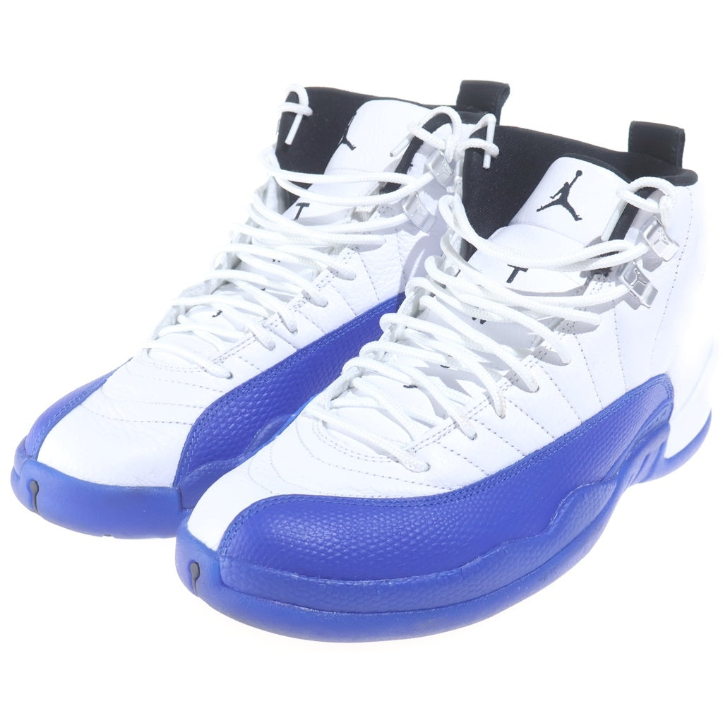 NIKE(ナイキ) AIR JORDAN 12 RETRO WHITE GAME ROYAL エアジョーダン12 レトロ ホワイトゲームロイヤル ハイカットスニーカー ホワイト/ブルー CT8013-140 US9/27cm