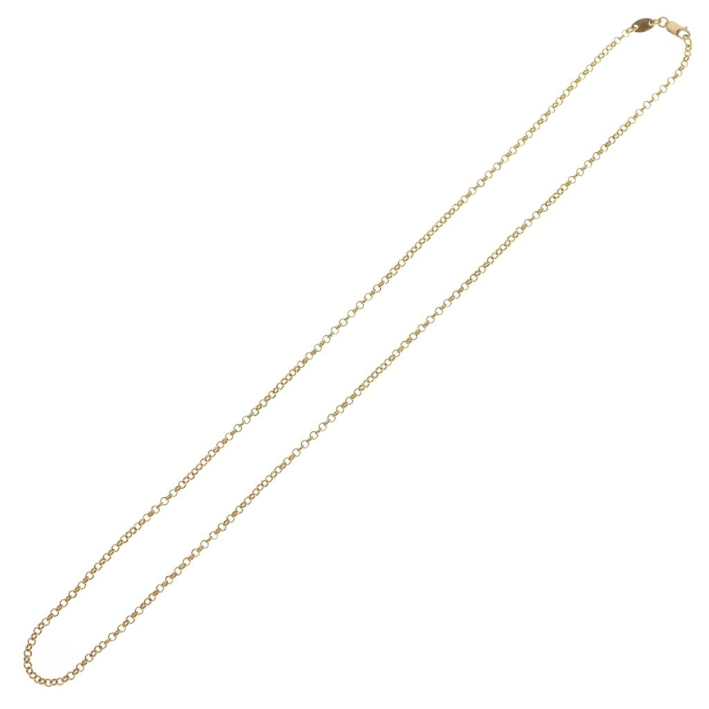 CHROME HEARTS(クロムハーツ) 22K NECKCHAIN R20 ロールチェーンネックレス 20inch ゴールド BCA011