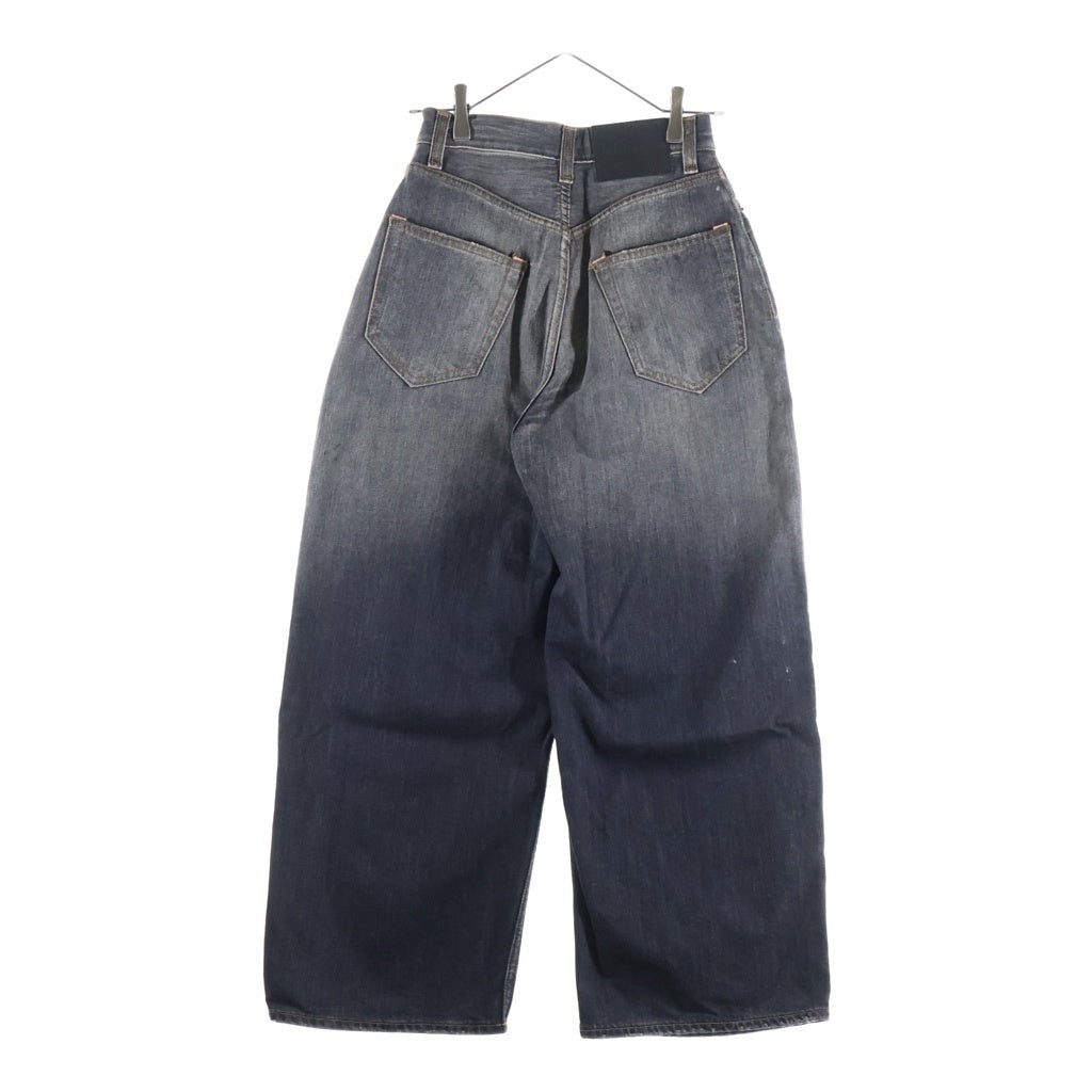 ACNE STUDIOS Bla Konst(アクネストゥディオズ ブロコンスト) 25AW 2023 U BLACK TRAFALGAR ルーズフィット ジーンズ デニムパンツ ウォッシュ加工 ブラック