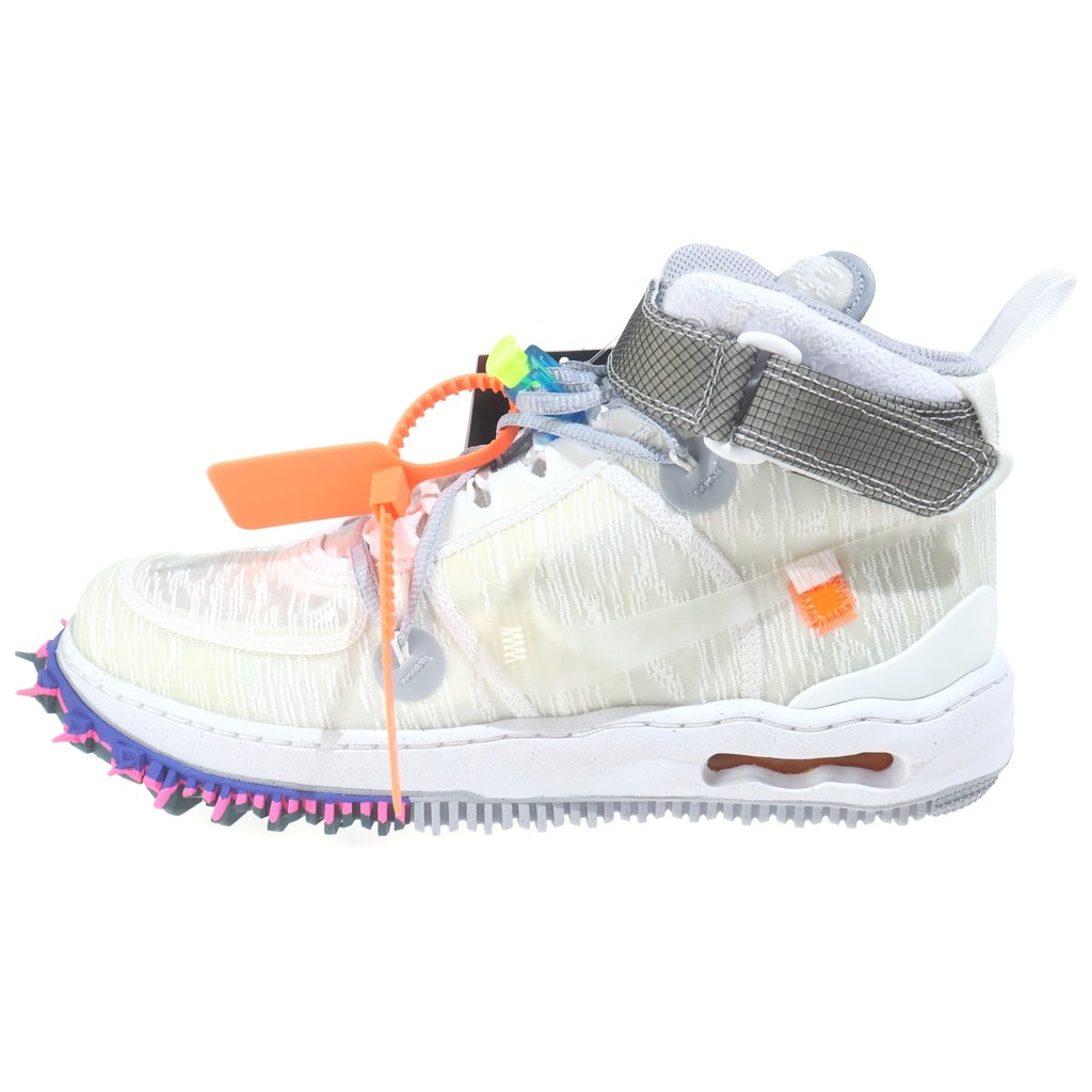 NIKE(ナイキ) ×OFF WHITE AIR FORCE 1 MID SP DO6290-100 オフホワイト エアフォース1 ミッドカットスニーカー ホワイト US9.5/27.5cm