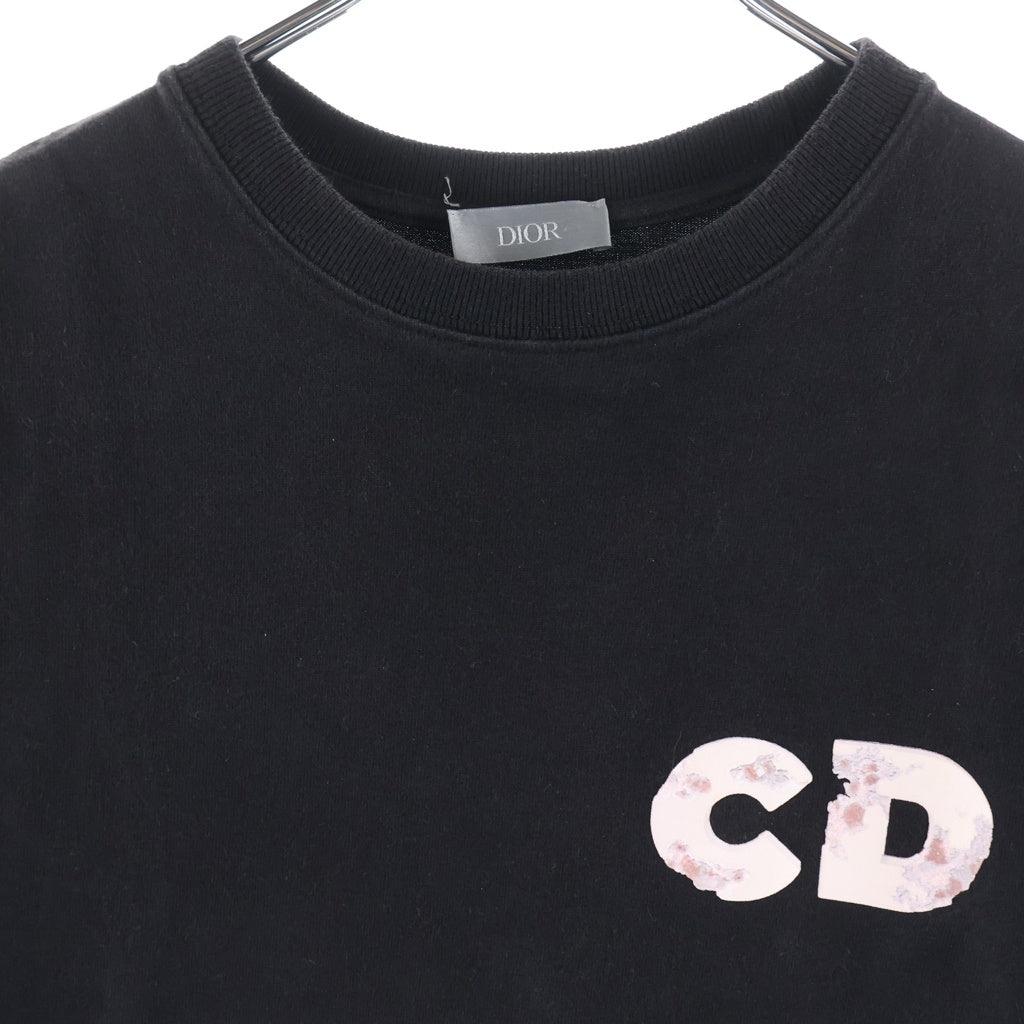 DIOR(ディオール) 20SS DANIEL ARSHAM Eroded Basketball Print Tee ダニエル アーシャム イローディッド バスケットボールプリント 半袖Tシャツ CDロゴ ショートスリーブカットソー 023J615C0554